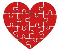 Puzzle Herz
